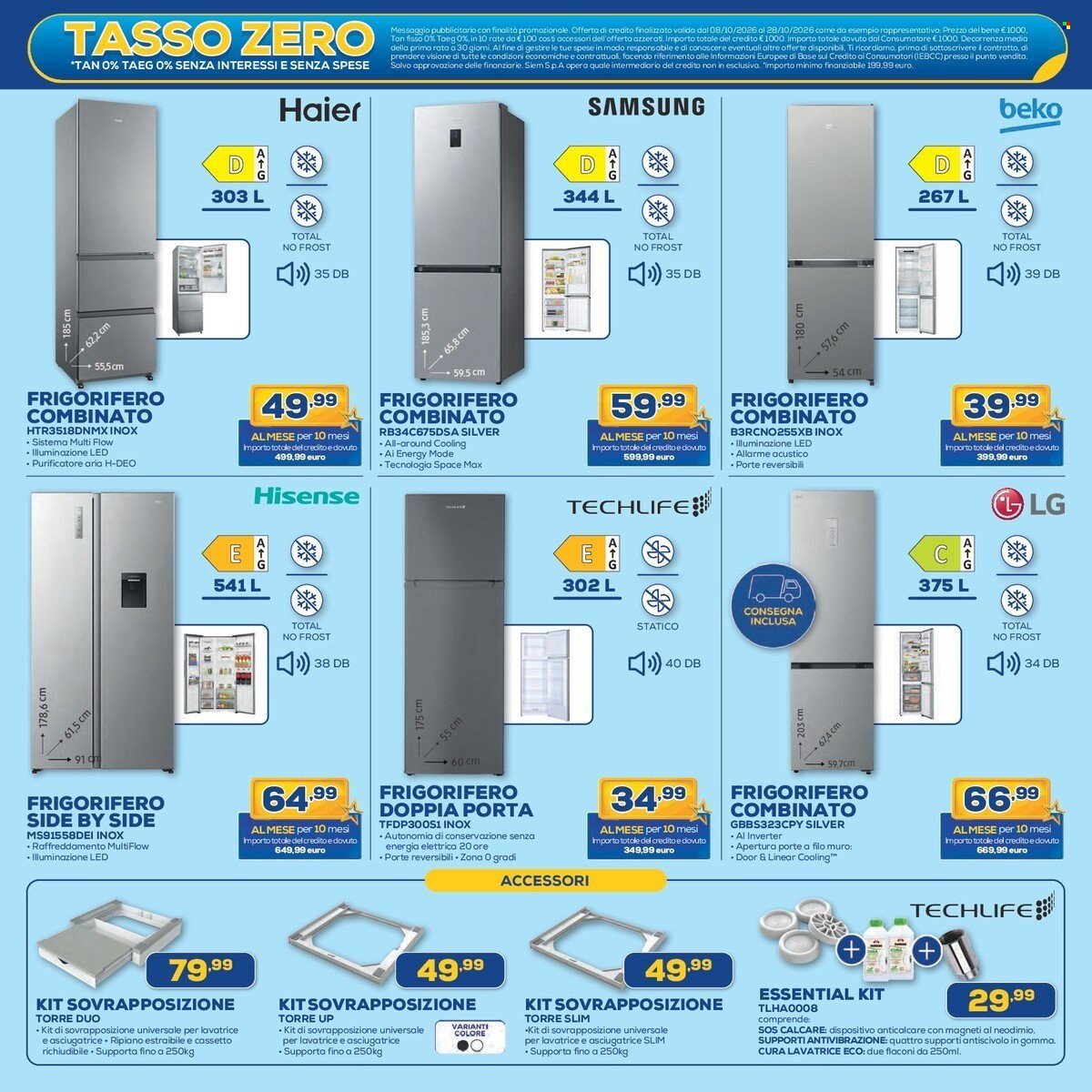 Volantino EURONICS - TASSO ZERO