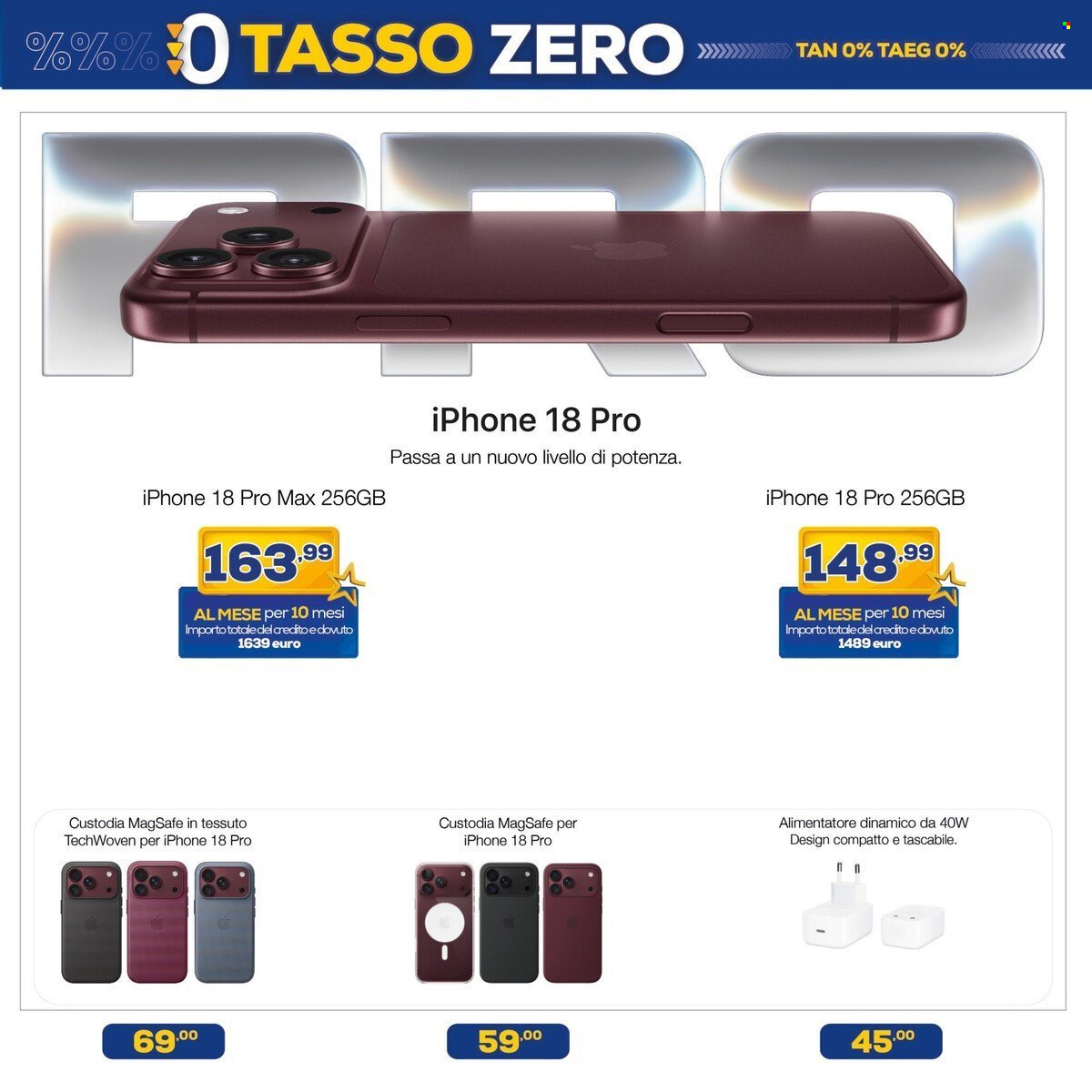 Volantino EURONICS - TASSO ZERO