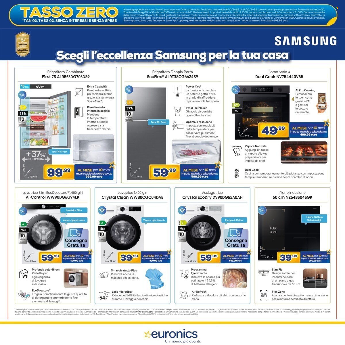 Volantino EURONICS - TASSO ZERO