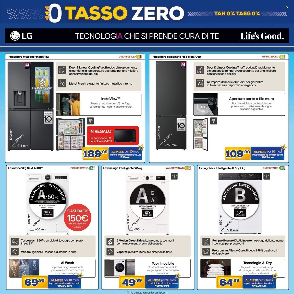 Volantino EURONICS - TASSO ZERO
