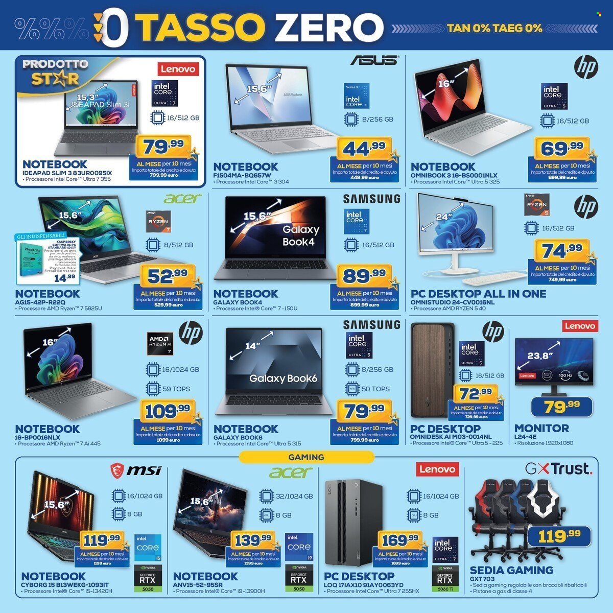 Volantino EURONICS - TASSO ZERO