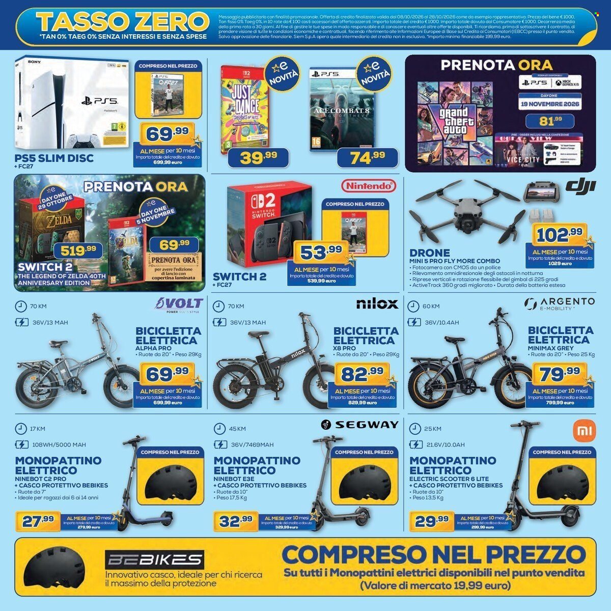 Volantino EURONICS - TASSO ZERO