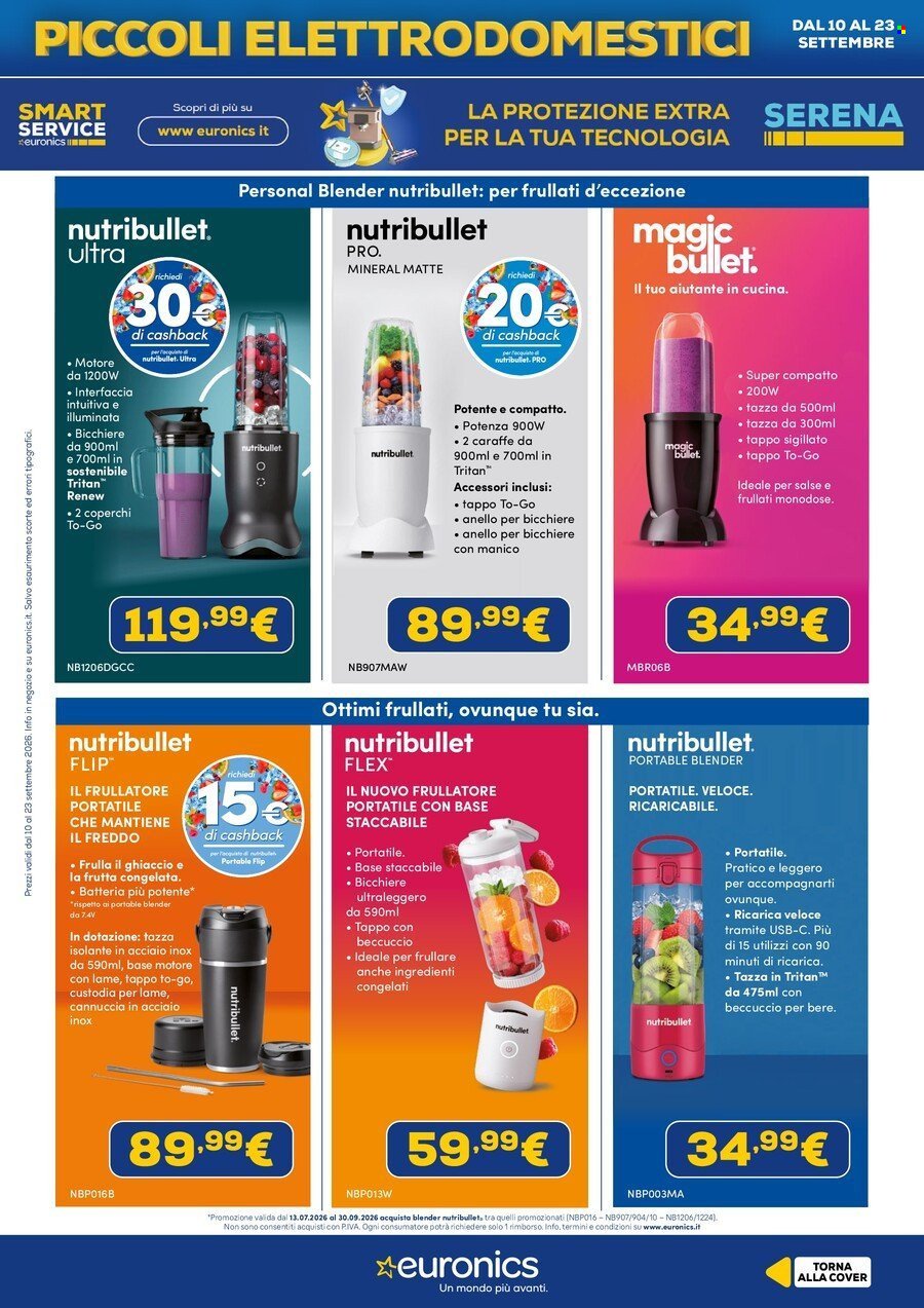 Volantino EURONICS - Speciale Piccoli Elettrodomestici