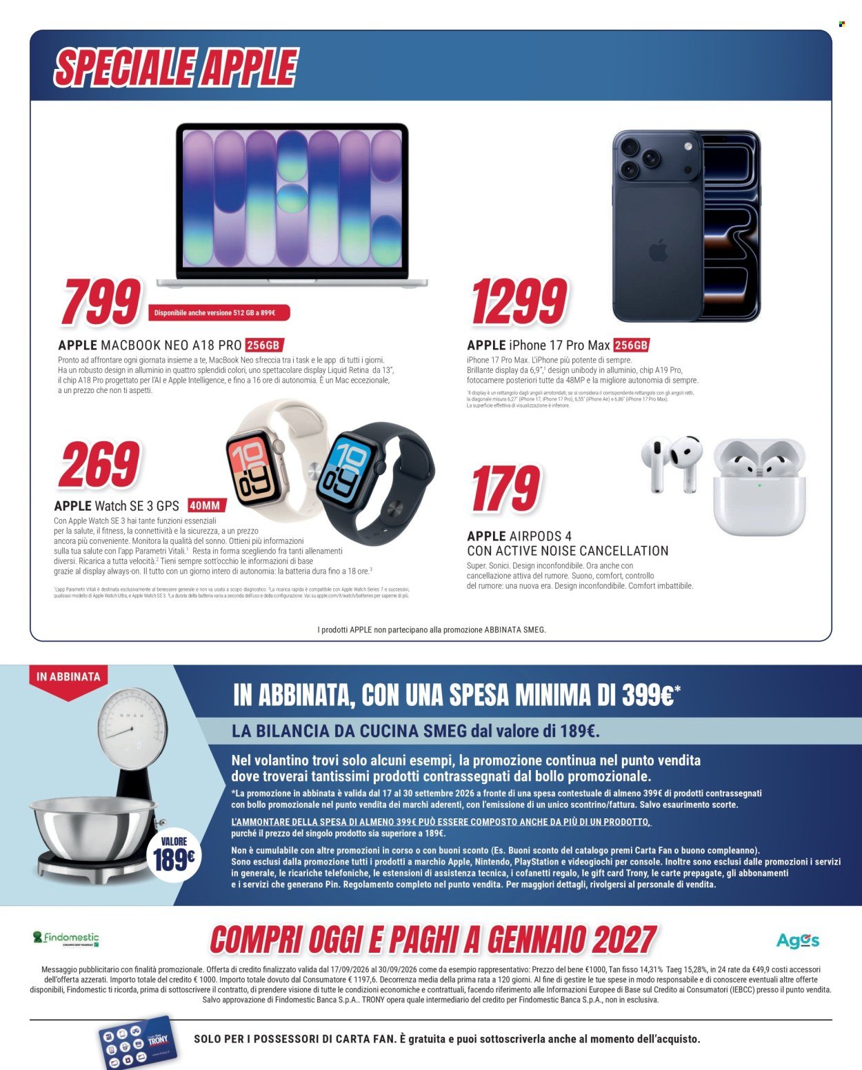 Volantino TRONY - Da giovedì 17 2026