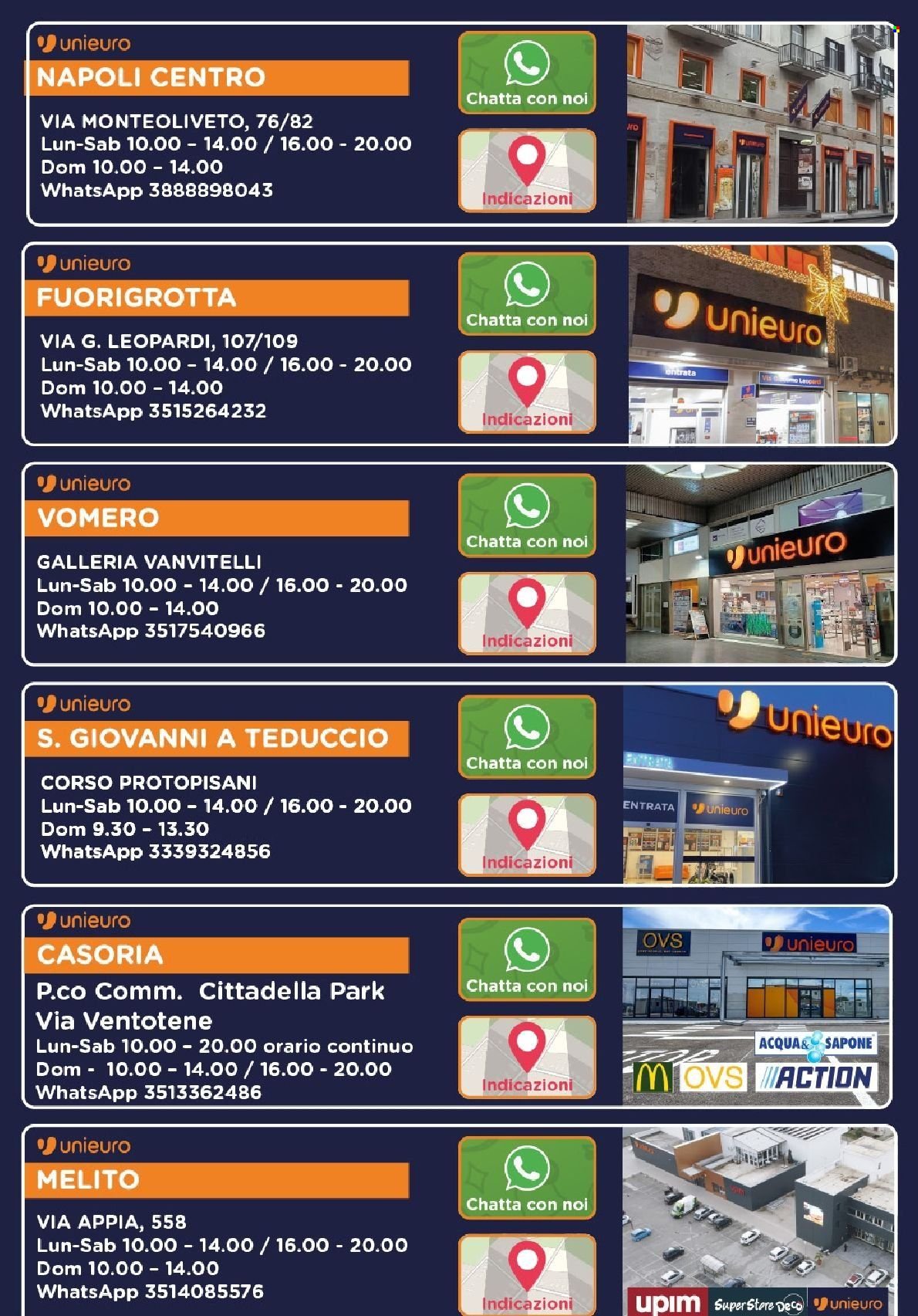 Volantino UNIEURO - Pizzeria a casa tua (2025-10-13 - 2025-10-26)