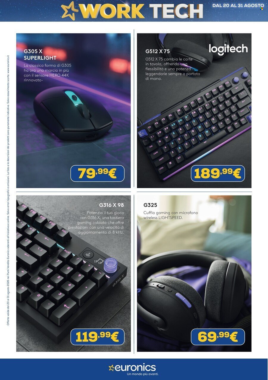 Volantino EURONICS - Work Tech