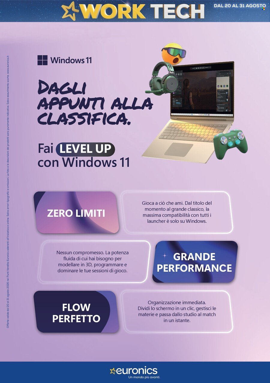 Volantino EURONICS - Work Tech