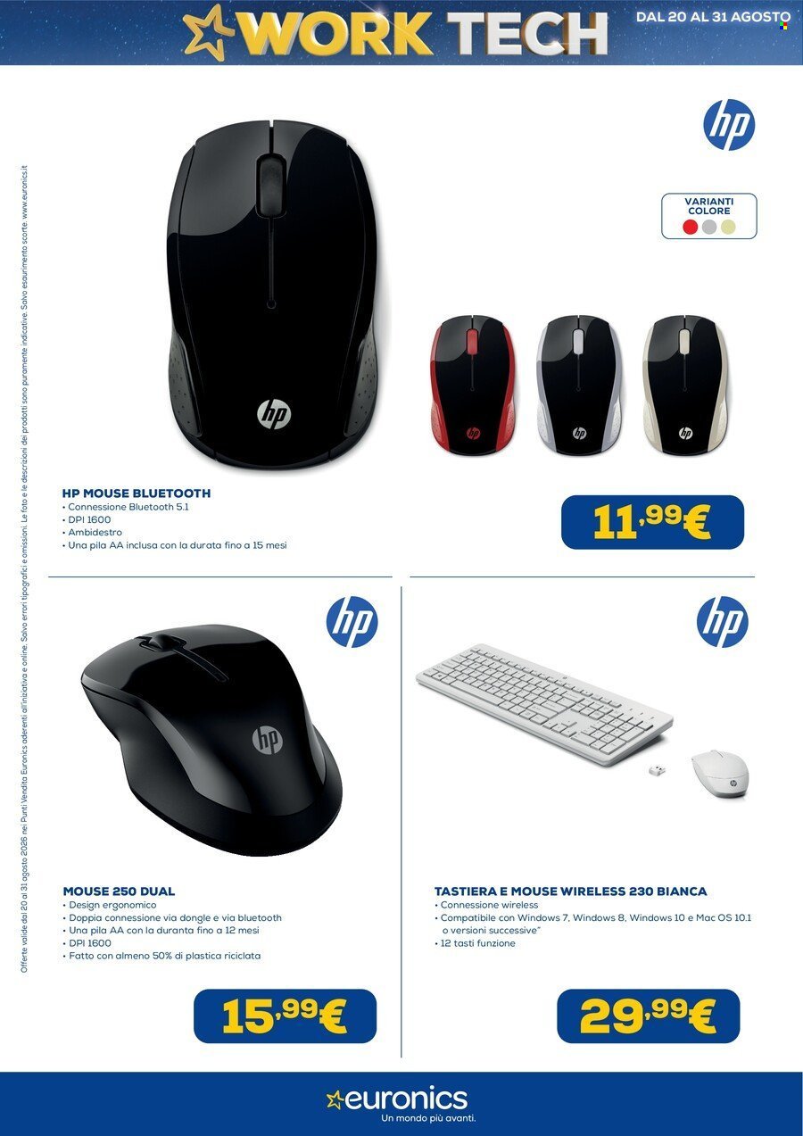 Volantino EURONICS - Work Tech