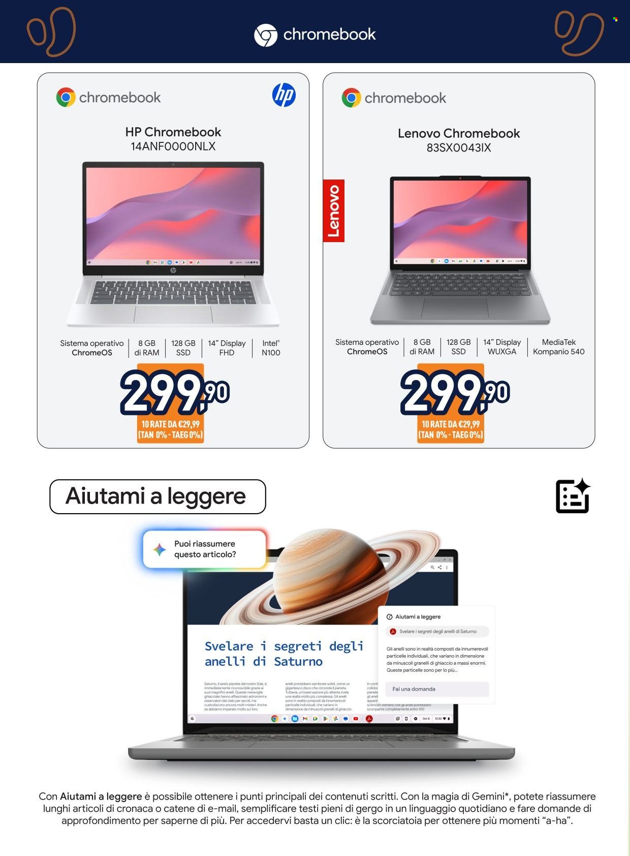 Volantino UNIEURO - Speciale Chromebook