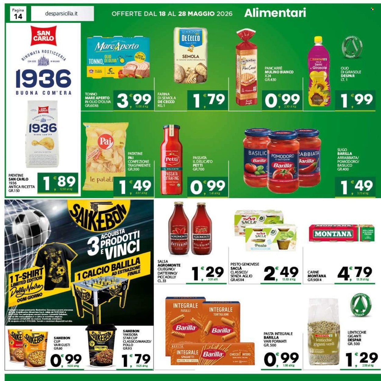 Volantino DESPAR - Da lunedì 18 2026 (2026-05-18 - 2026-05-28)