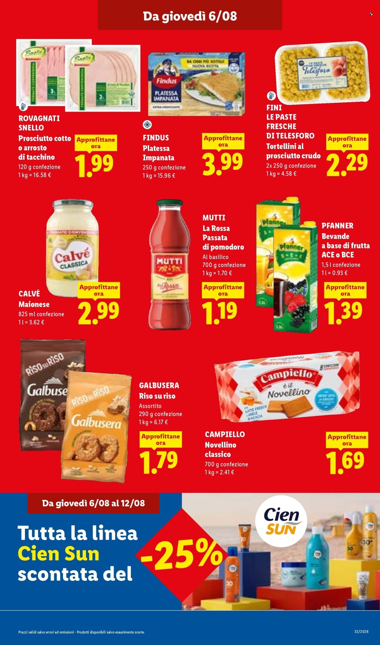 Volantino LIDL - L'estate del risparmio