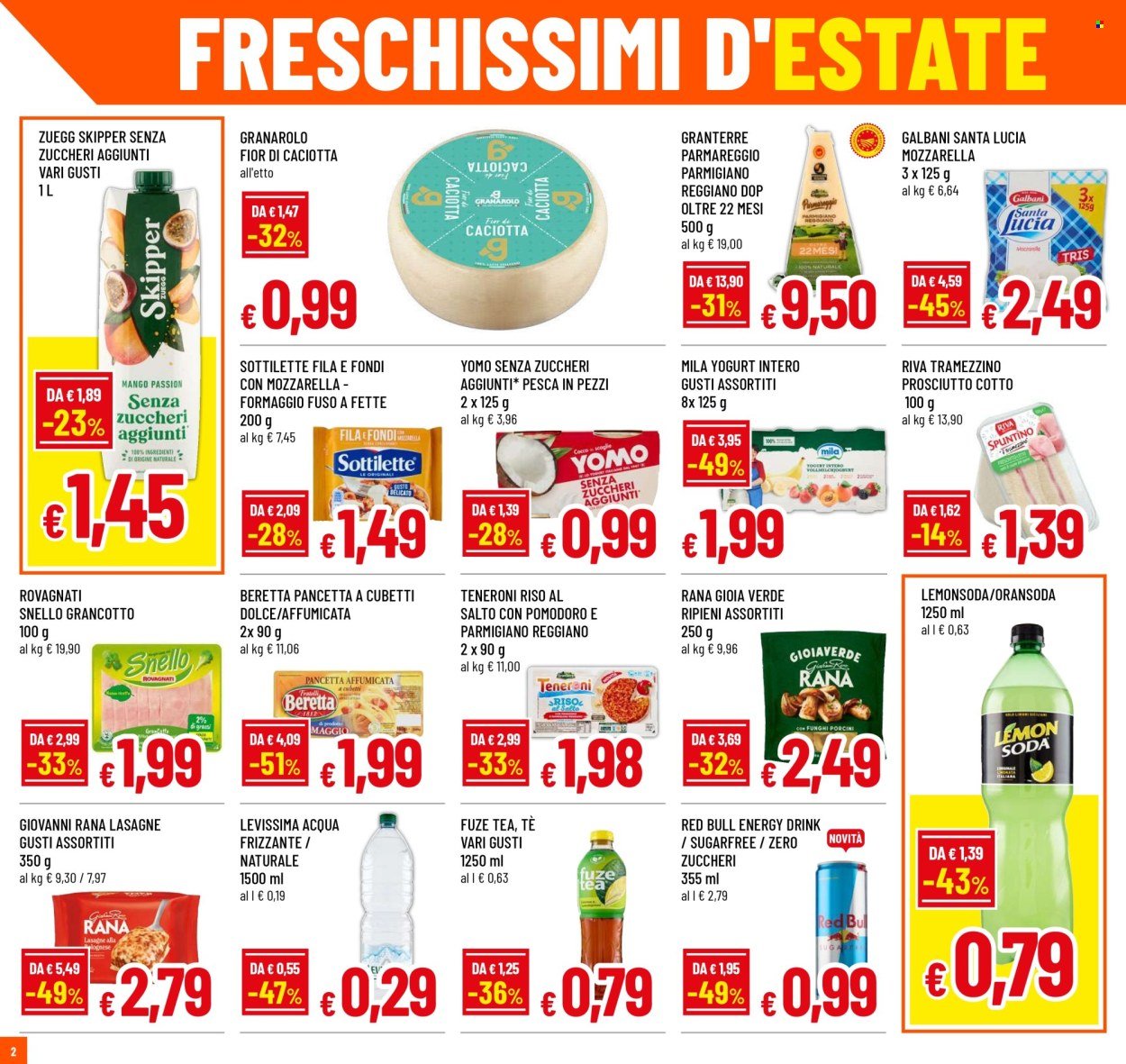 Volantino FAMILA - FRESCHISSIMI D'ESTATE