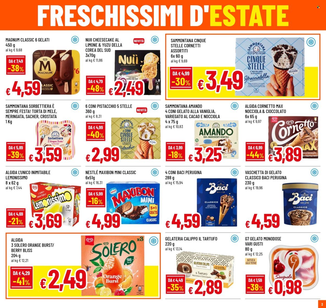 Volantino FAMILA - FRESCHISSIMI D'ESTATE