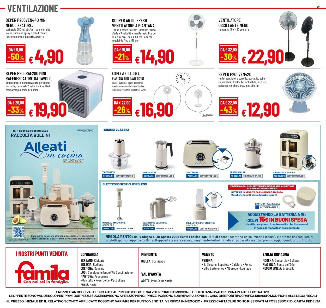 Volantino FAMILA - FRESCHISSIMI D'ESTATE