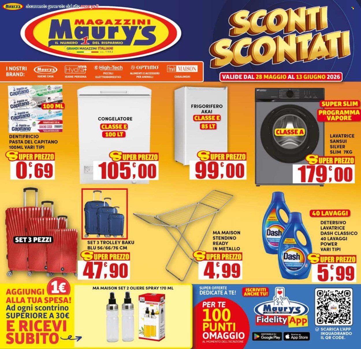 Volantino MAURY'S - Da giovedì 28 maggio 2026