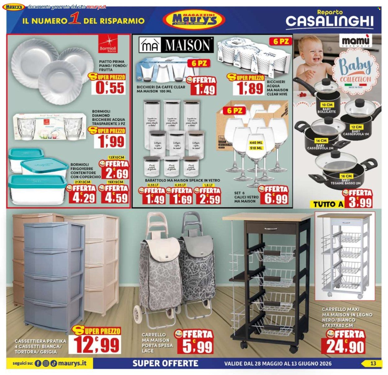 Volantino MAURY'S - Da giovedì 28 maggio 2026