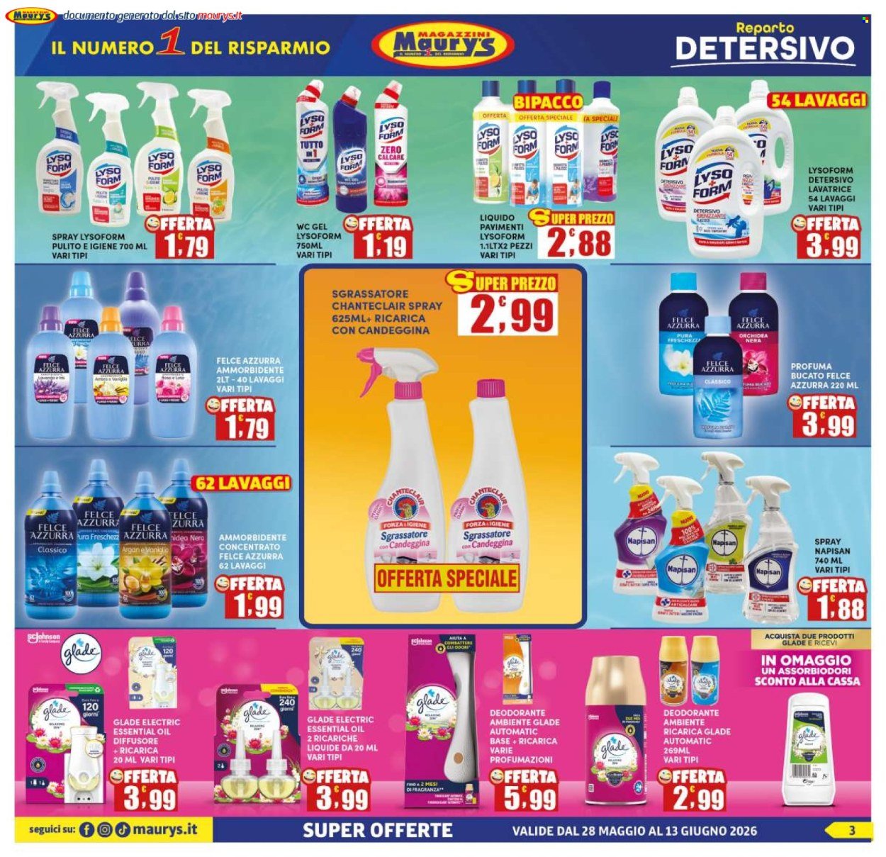 Volantino MAURY'S - Da giovedì 28 maggio 2026