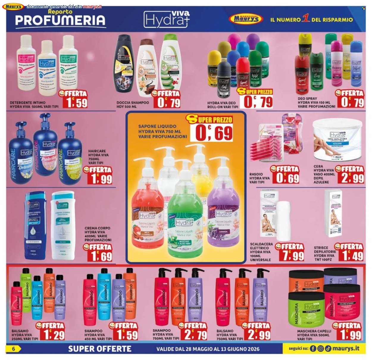 Volantino MAURY'S - Da giovedì 28 maggio 2026