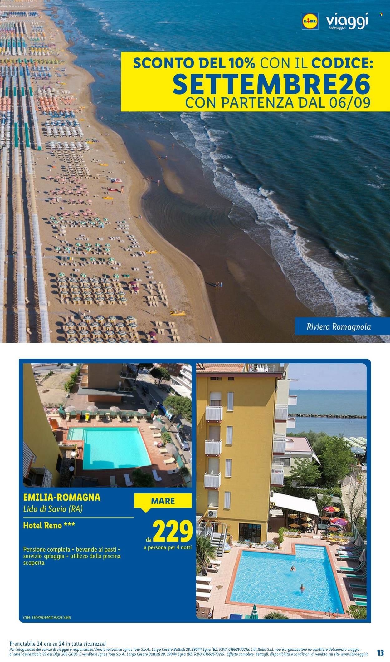 Offerta LIDL - Vacanze da sogno per la tua estate