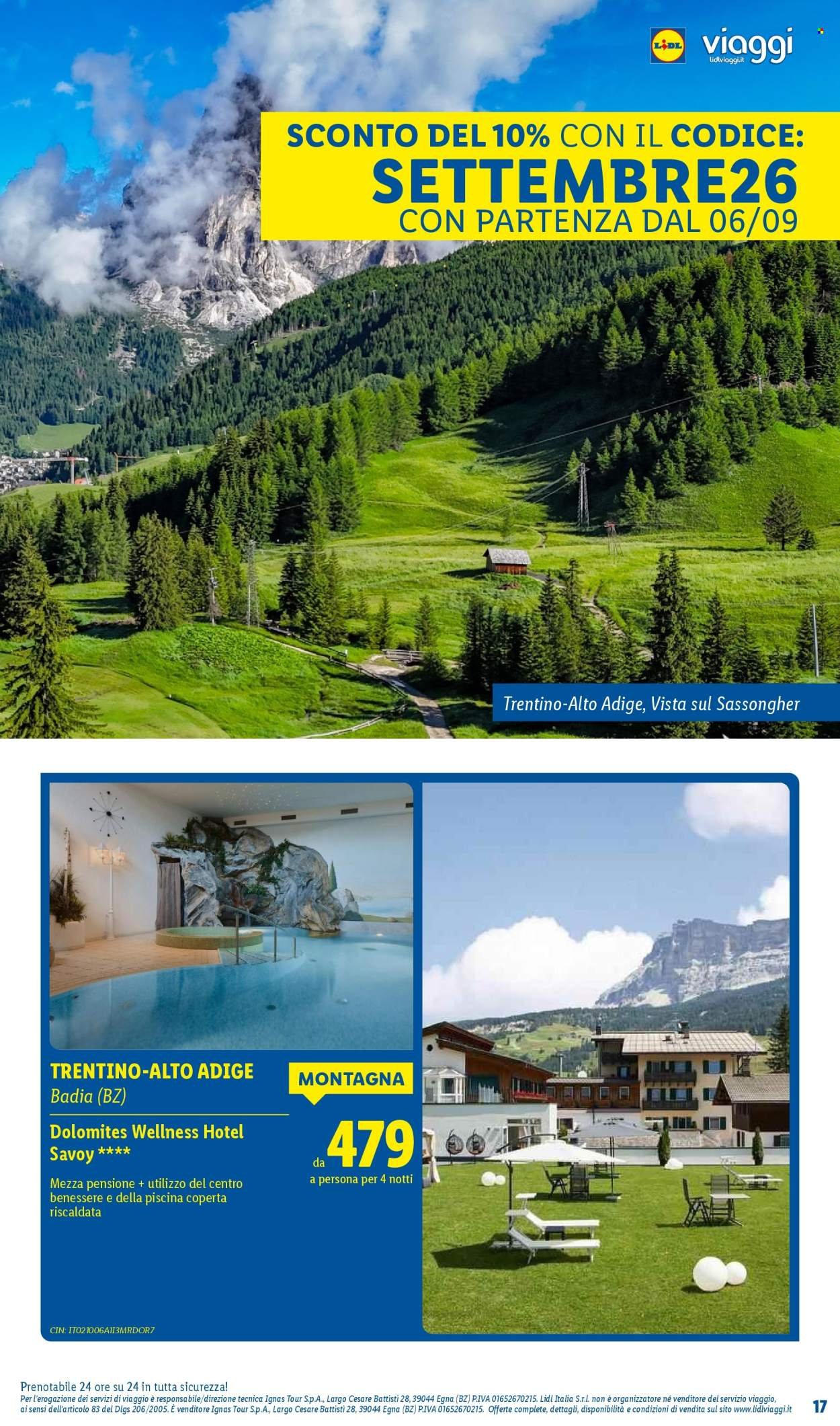 Offerta LIDL - Vacanze da sogno per la tua estate
