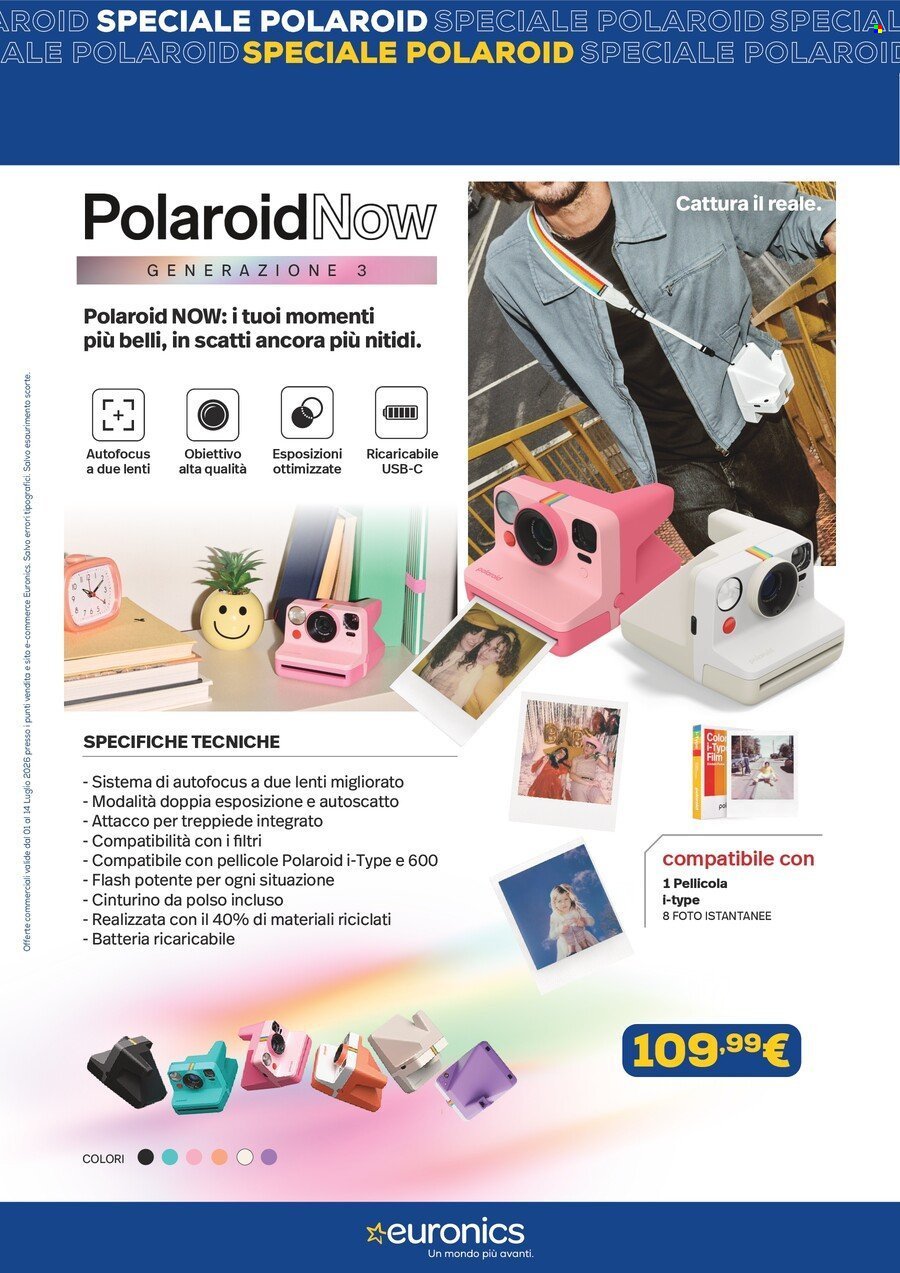 Volantino EURONICS - Speciale Polaroid