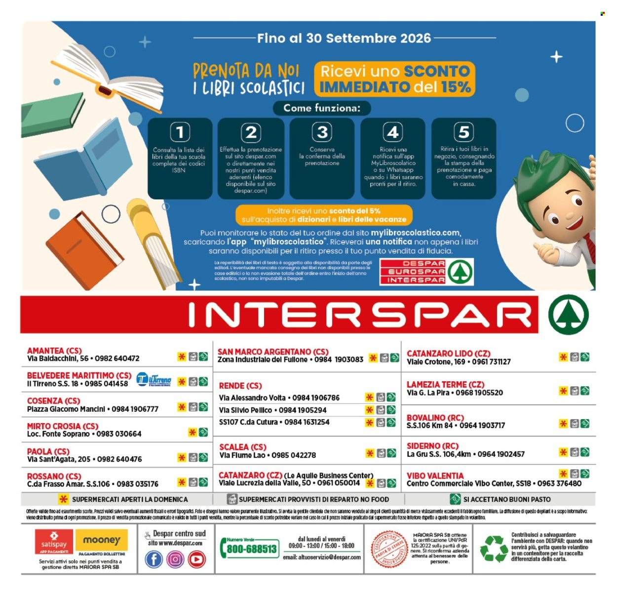 Volantino INTERSPAR - Da giovedì 30 luglio 2026