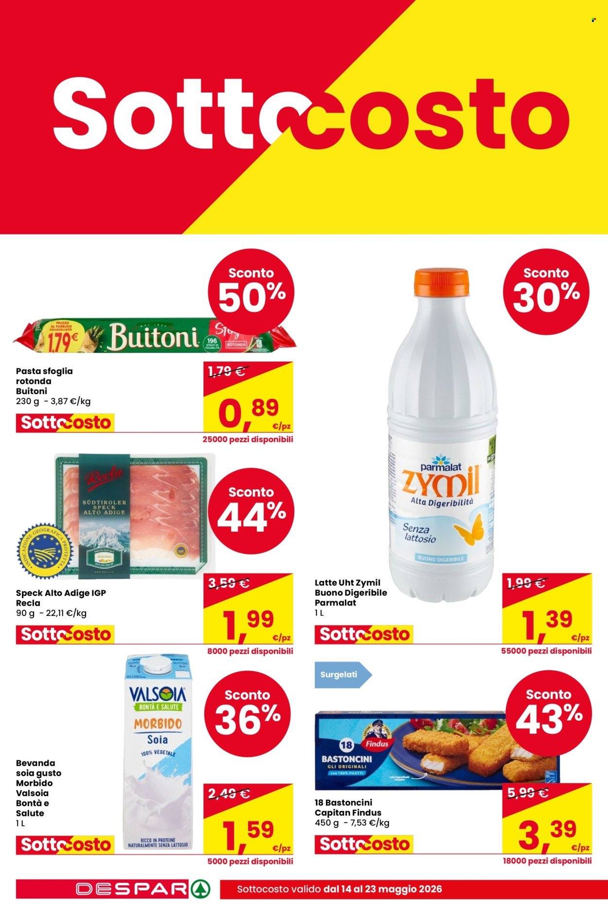 Volantino DESPAR - SOTTOCOSTO (2026-05-14 - 2026-05-23)