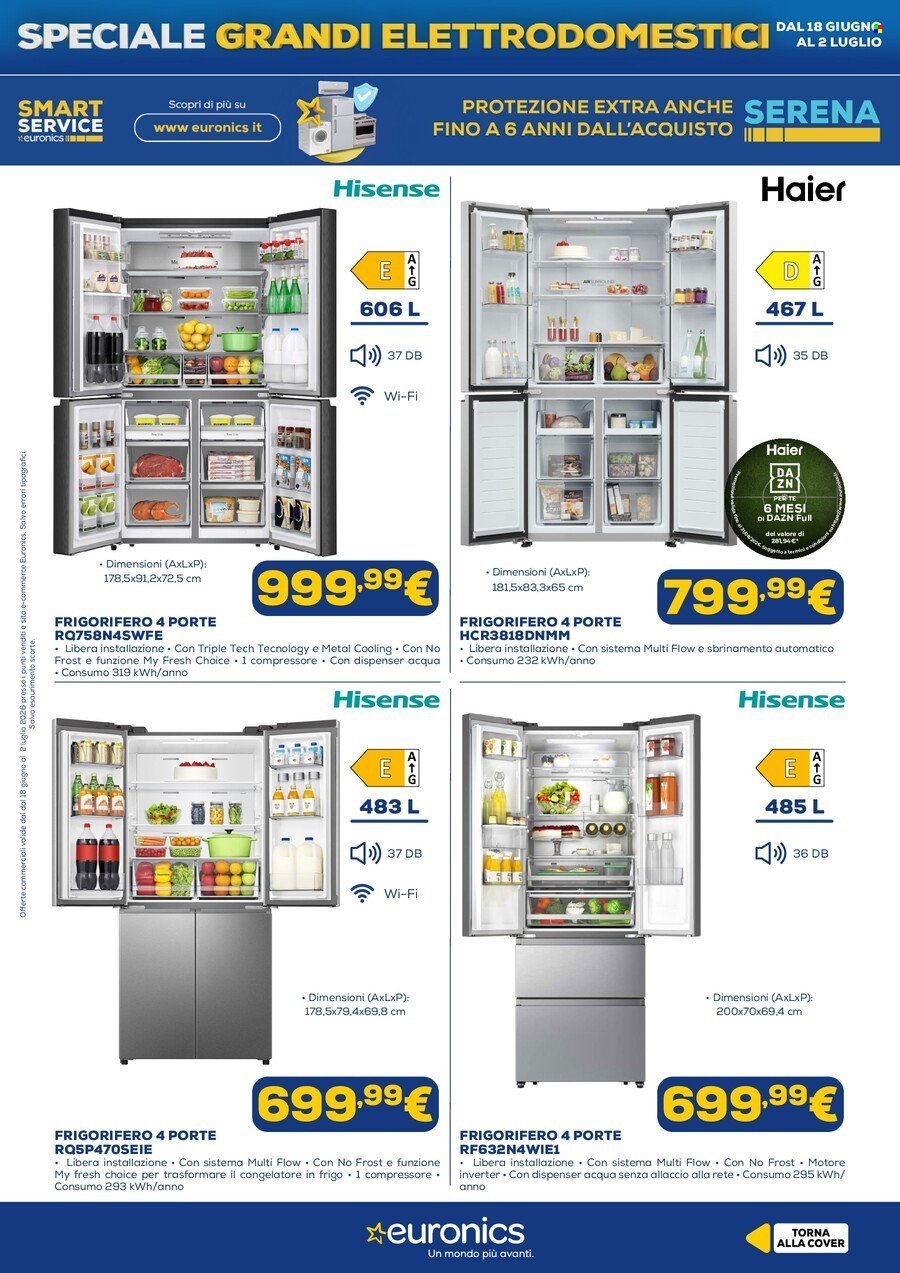 Volantino EURONICS - Speciale Grandi Elettrodomestici