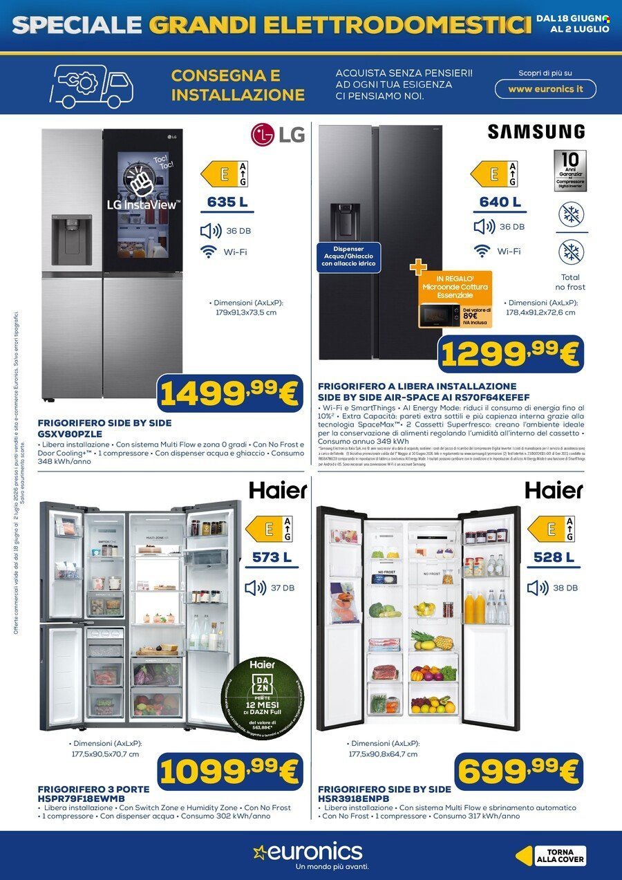 Volantino EURONICS - Speciale Grandi Elettrodomestici