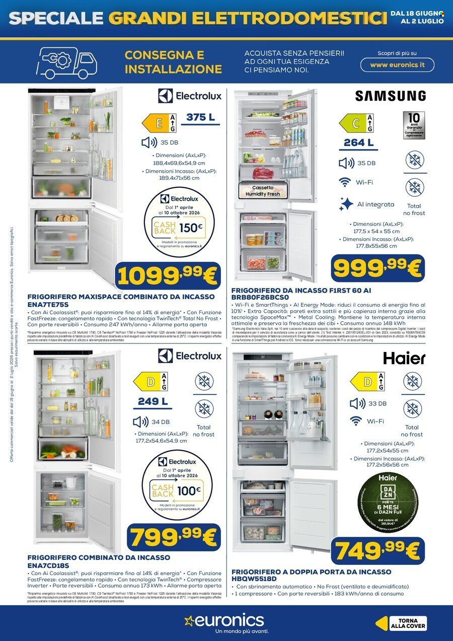 Volantino EURONICS - Speciale Grandi Elettrodomestici