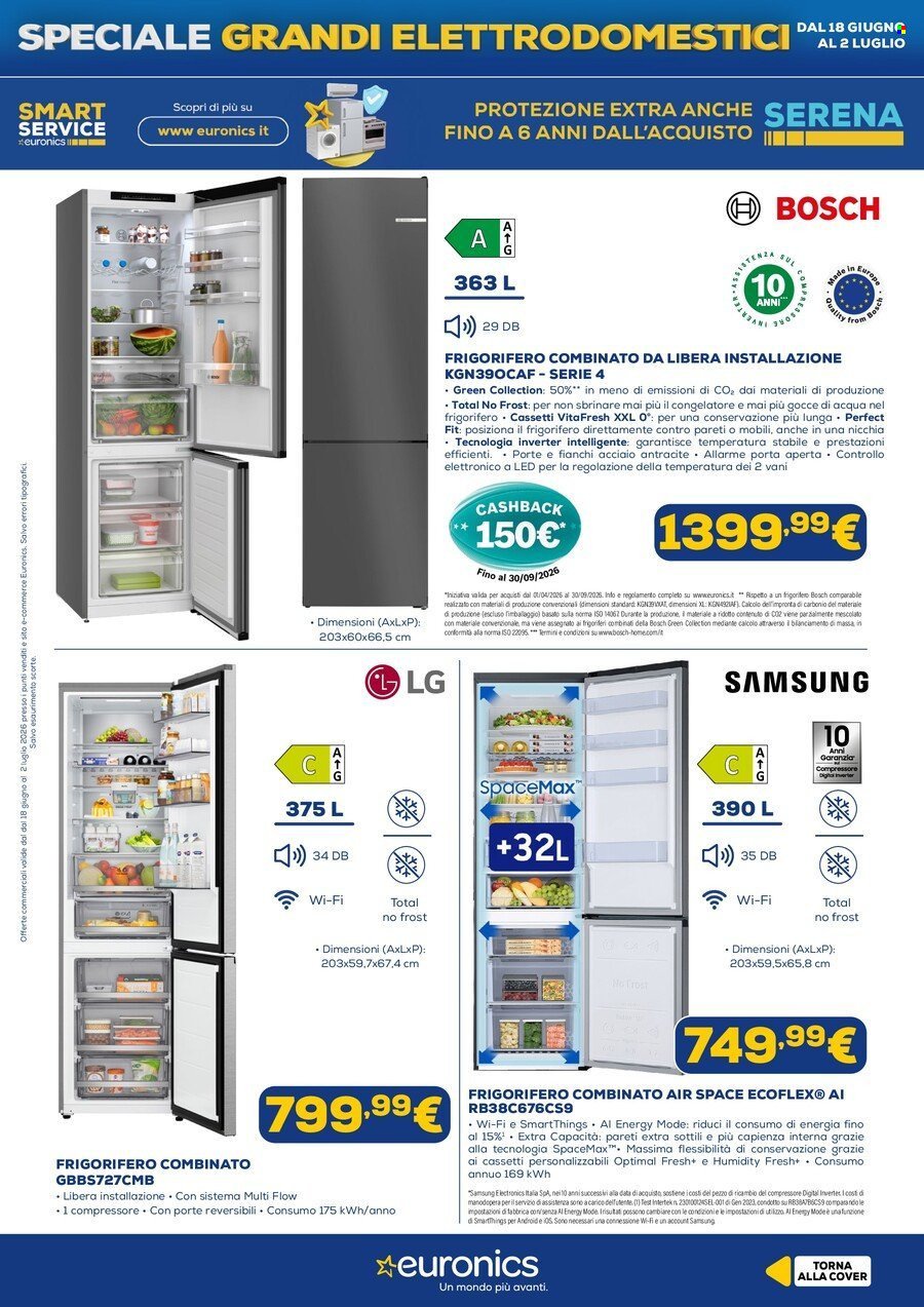 Volantino EURONICS - Speciale Grandi Elettrodomestici