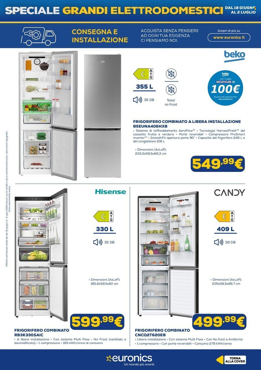 Volantino EURONICS - Speciale Grandi Elettrodomestici