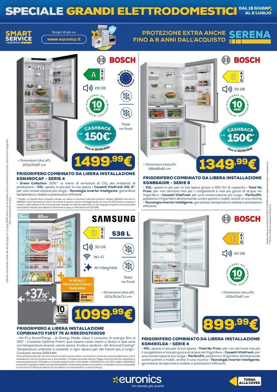 Volantino EURONICS - Speciale Grandi Elettrodomestici