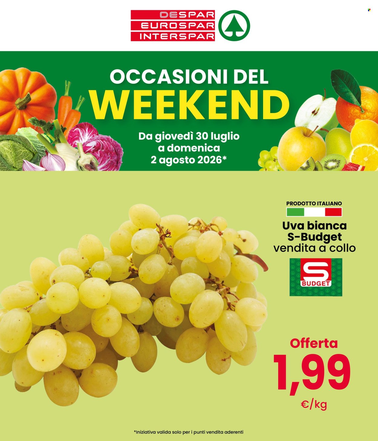 Volantino EUROSPAR - Fresche Occasioni