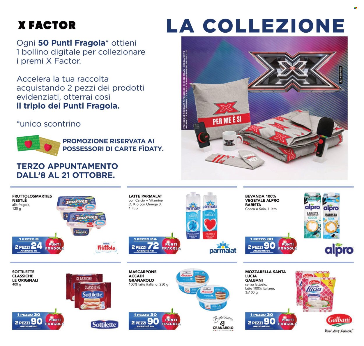 Volantino ESSELUNGA - Collezione X Factor - 3° Appuntamento