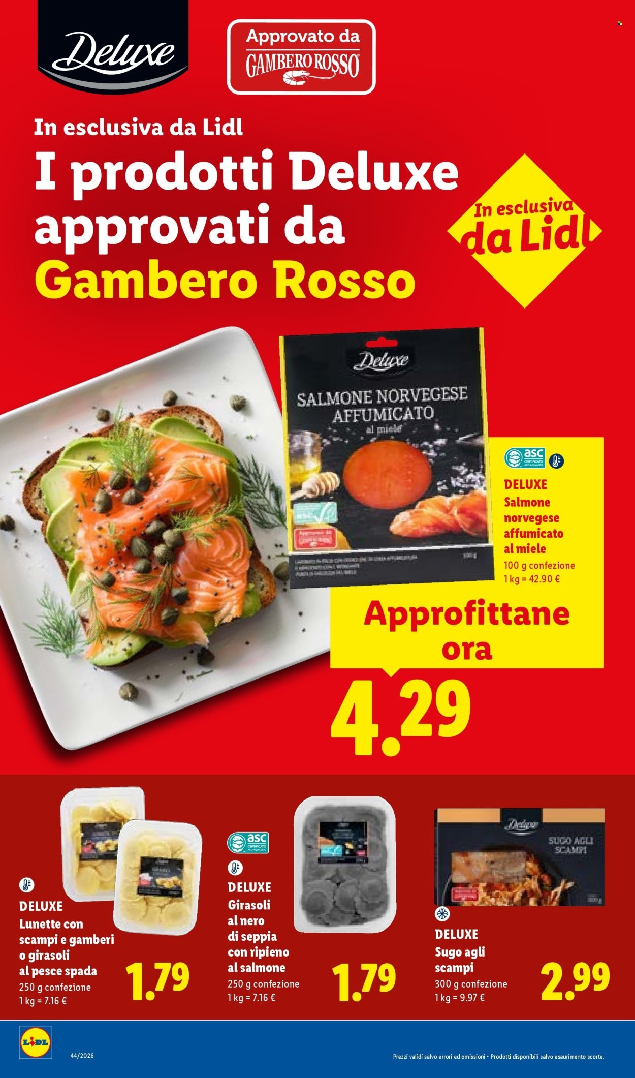 Volantino LIDL - La convenienza Deluxe a prezzi imbattibili
