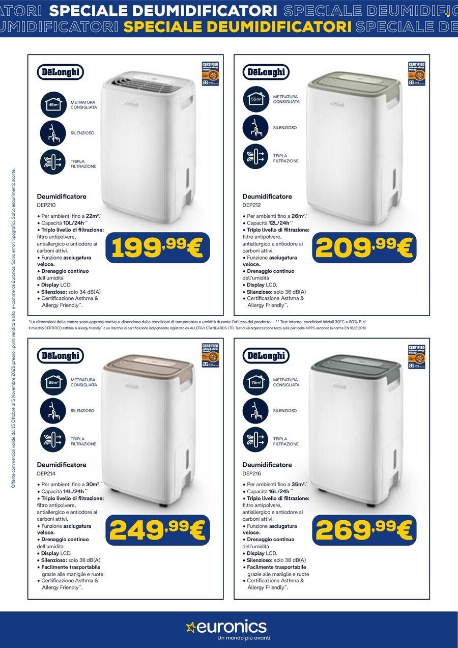 Volantino EURONICS - Speciale De Longhi