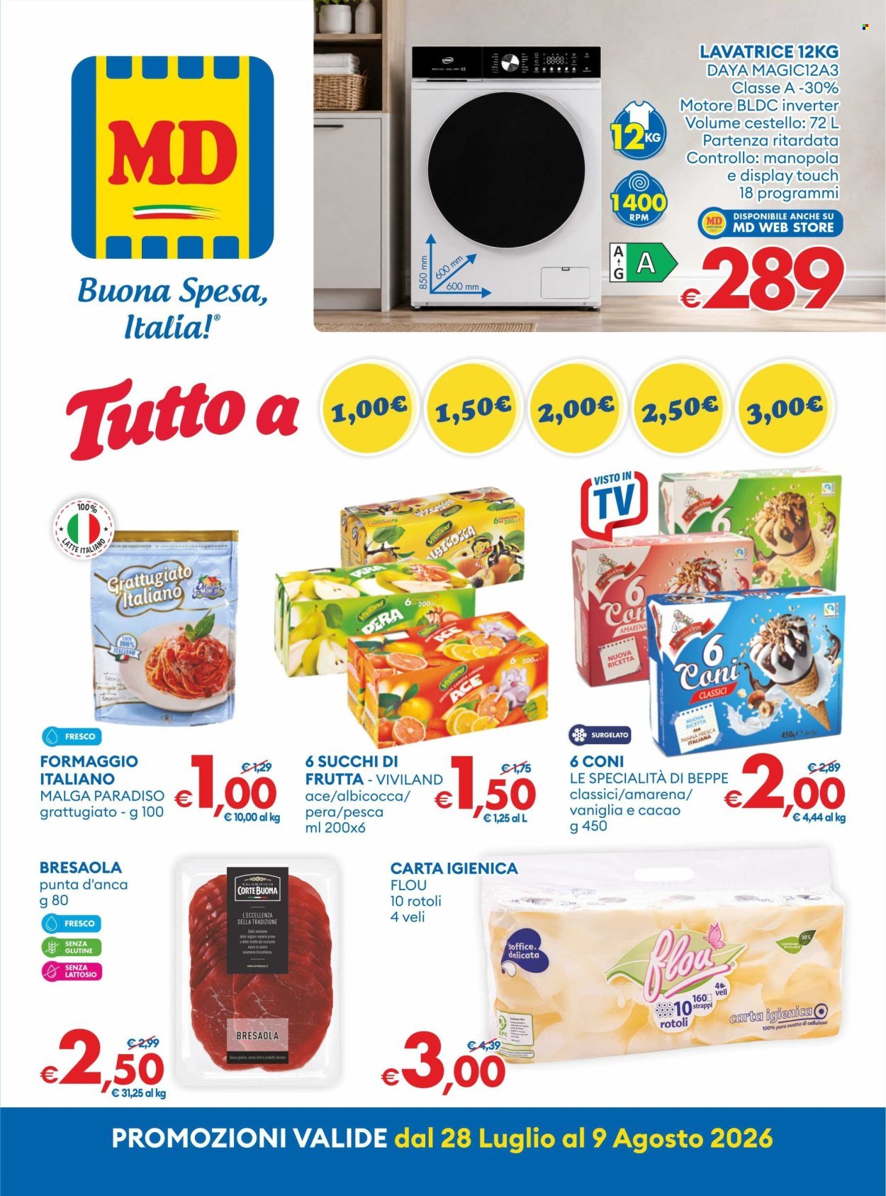 Volantino MD DISCOUNT - Da martedì 28 luglio 2026