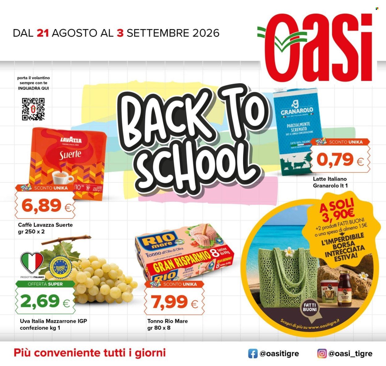 Volantino OASI - Da giovedì 20 agosto 2026