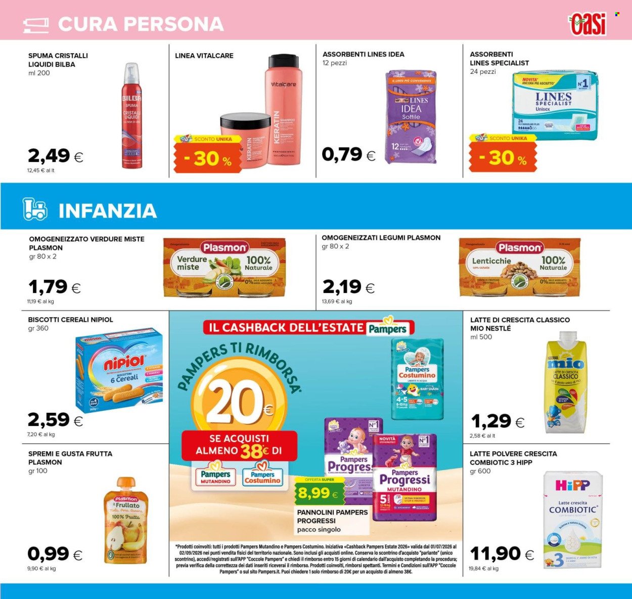 Volantino OASI - Da giovedì 20 agosto 2026