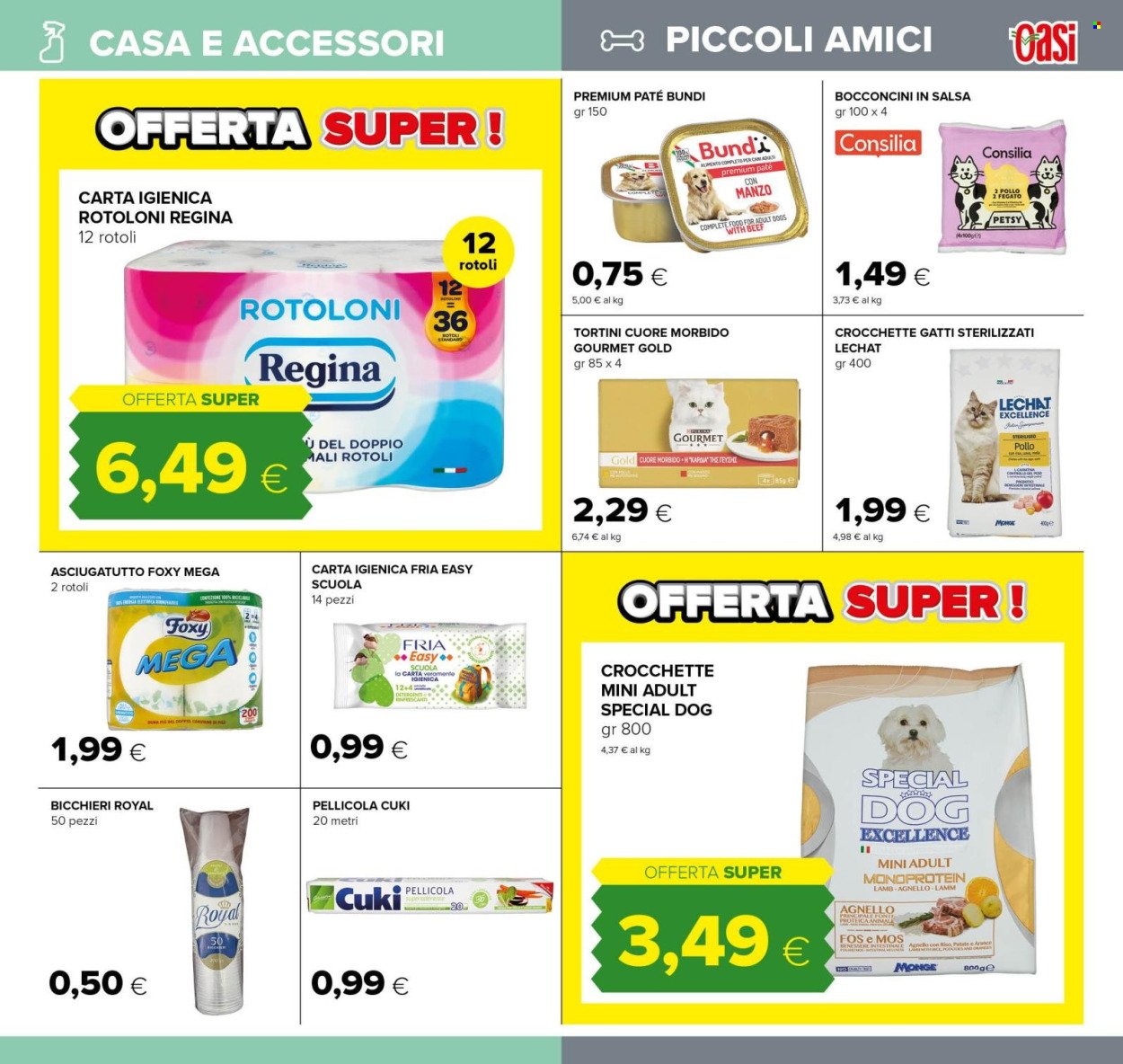 Volantino OASI - Da giovedì 20 agosto 2026
