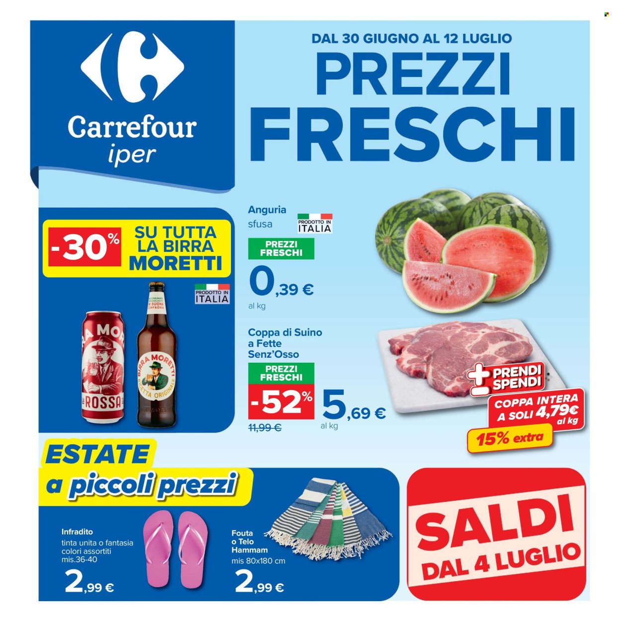 Volantino CARREFOUR - Da martedì 30 giugno 2026