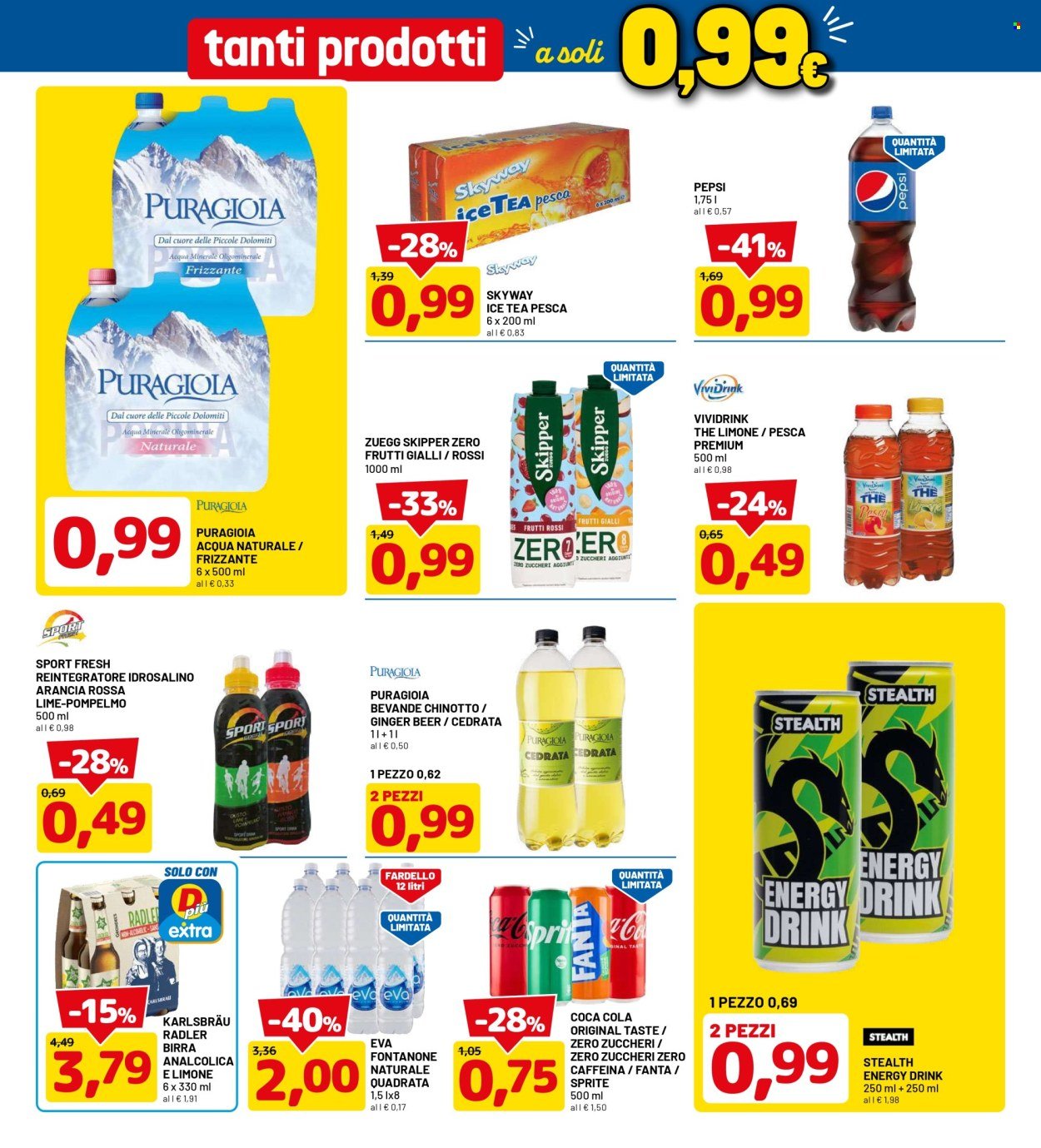 Volantino DPIÙ - TANTI PRODOTTI A 0,99€