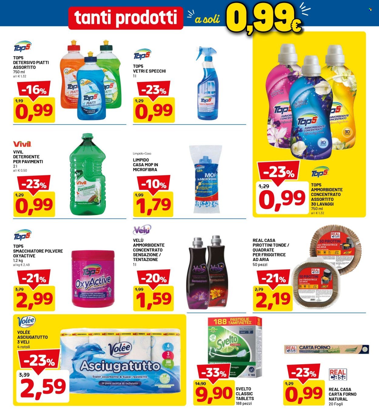 Volantino DPIÙ - TANTI PRODOTTI A 0,99€