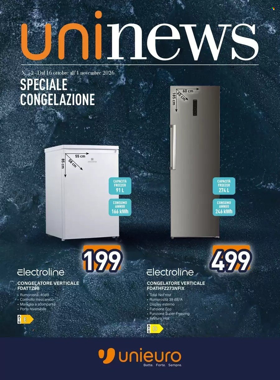 Volantino UNIEURO - Speciale Congelazione