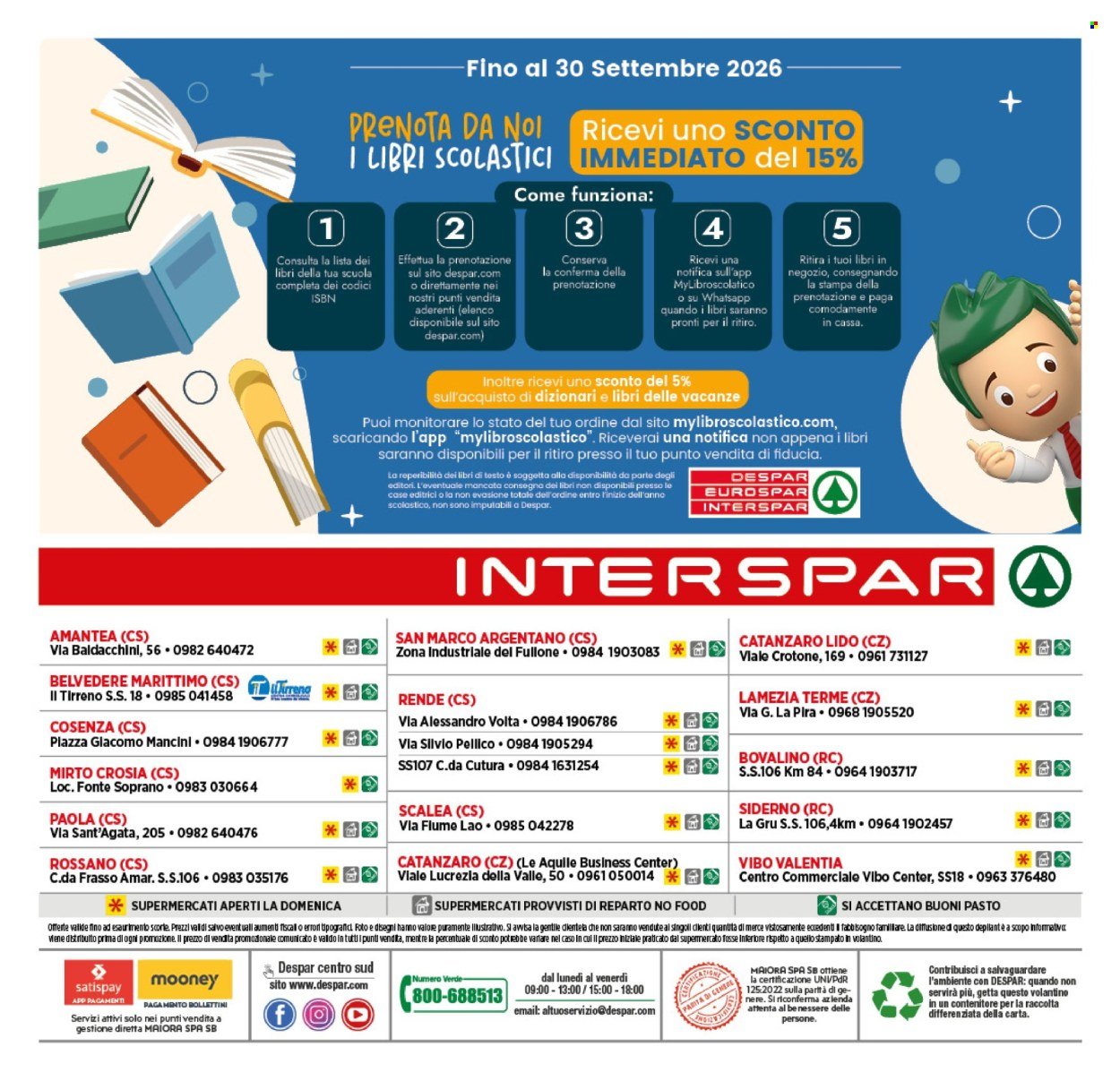 Volantino INTERSPAR - Da giovedì 20 2026