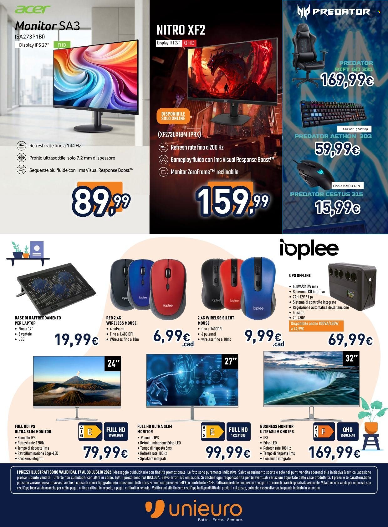 Volantino UNIEURO - Speciale Ufficio