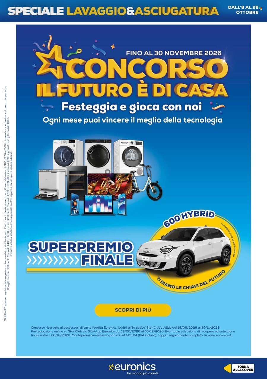 Volantino EURONICS - Speciale Lavaggio & Asciugatura