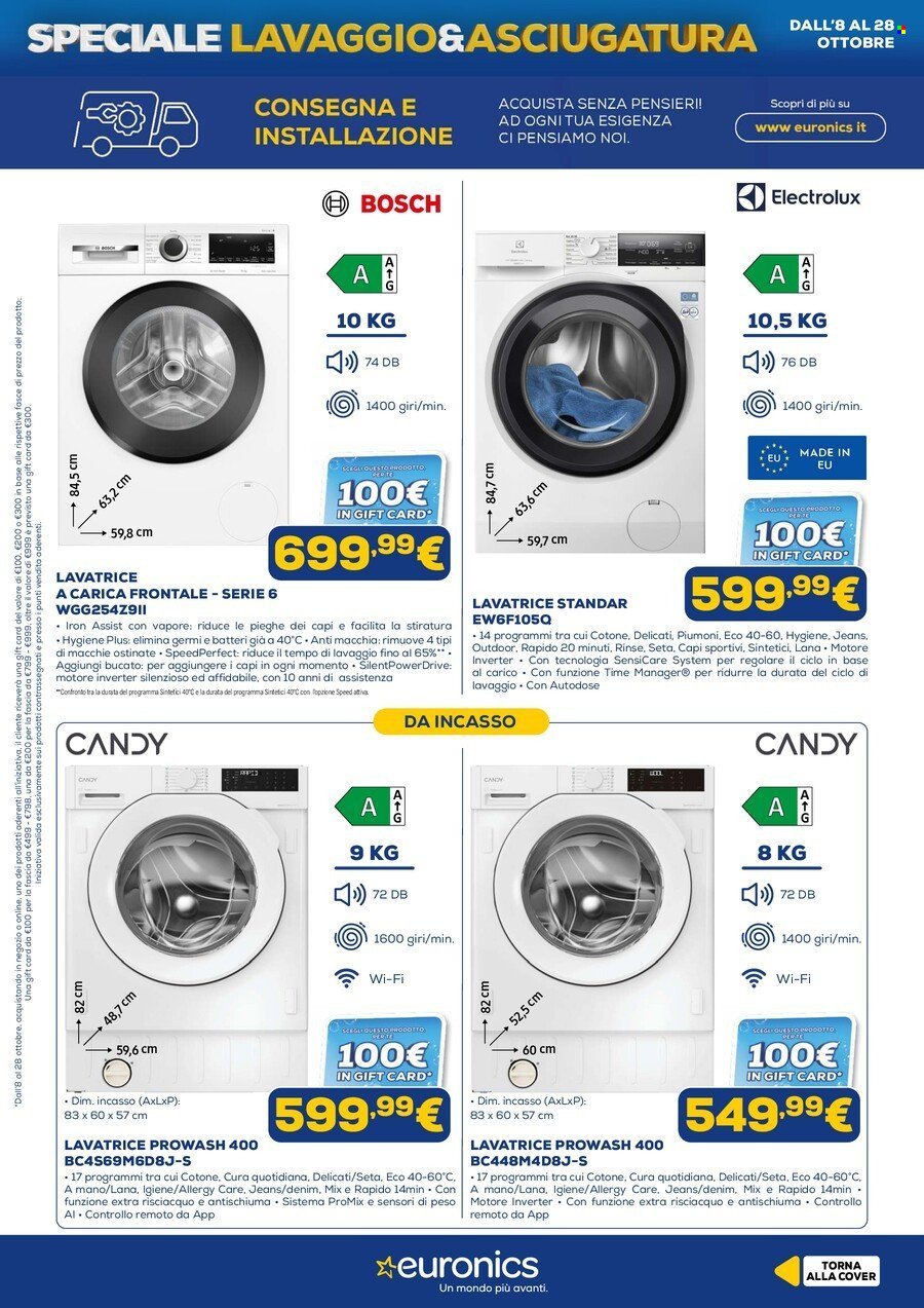 Volantino EURONICS - Speciale Lavaggio & Asciugatura