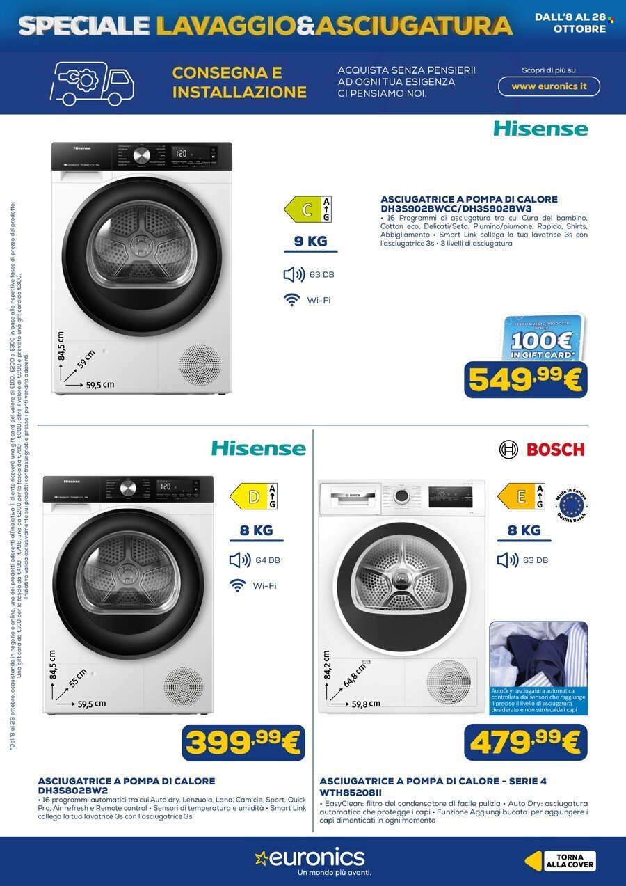 Volantino EURONICS - Speciale Lavaggio & Asciugatura
